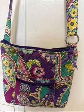 Vera Bradley Heather Paisley Hipster Crossbody Hobo Bag